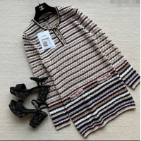 Famous Brand Chanel Knit Dress CH040315 Multicolor 2024