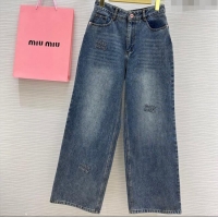 Super Quality Miu Miu Denim Jeans M040320 Blue 2024