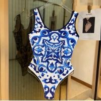 ​Best Quality Dolce & Gabbana DG Swimwear 0306 Blue/White 2024