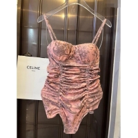 ​Good Quality Dior Pleated Swimwear 0306 Pink 2024