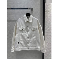 Top Quality Dior Denim Jacket D040711 White 2024