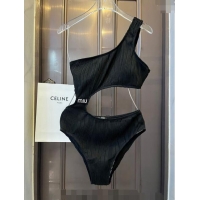 Buy Discount Miu Miu Striped Swimwear M0308 Black 2024