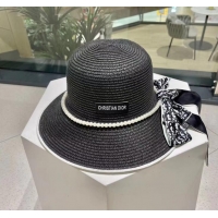 Grade Design Dior Straw Hat D2722 Black 2024