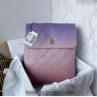 Super Quality Chanel Gradient Calfskin Large Hobo Bag AS4632 Light Purple/Pink/Coral 2024