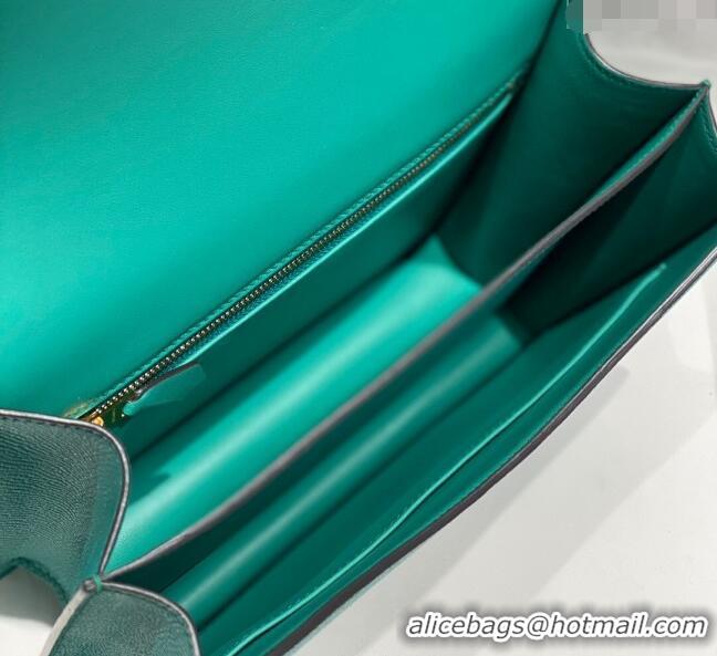 Top Design Hermes Classic Constance Bag 23cm in Epsom Leather H3038 Verona Green/Gold 2023