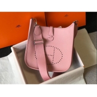 Super Quality Hermes Evelyne Bag 29cm in Togo Leather H7056 Milk Shake Pink 2023