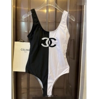 Buy Discount Chanel Swimwear 050975 Black/White 2024