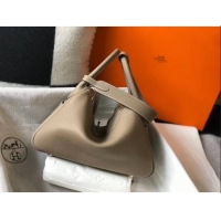 Low Price Hermes Lindy 30cm Bag In Togo Calfskin Leather H2903 Dove Gray