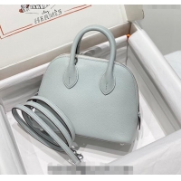 Popular Style Hermes Mini Bolide Bag 19cm in Evercolor Calf Leather H1031 Grail Blue