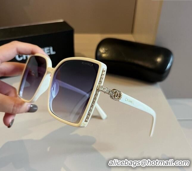 Buy Fashionable Gucci Sunglasses with GG and Strass 061701 White 2024