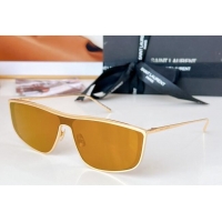 Buy Inexpensive Saint Laurent Sunglasses SL609 Yellow 2024