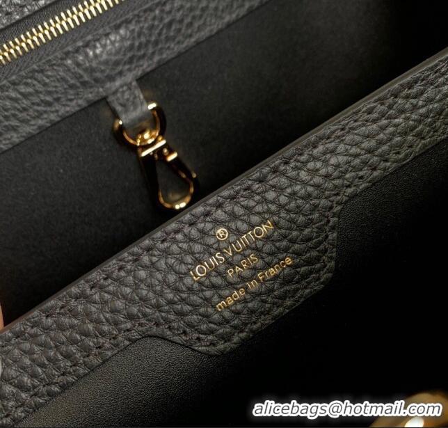 Trendy Design Louis Vuitton Capucines MM Bag in Taurillon Leather M24673 Black 2024