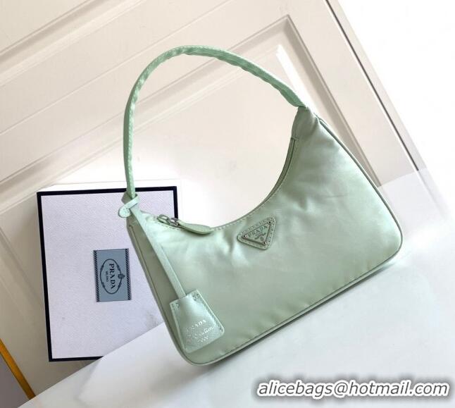 Spot Bulk Prada Re-Nylon Re-Edition 2000 Mini Bag 1NE515 Light Green 2023