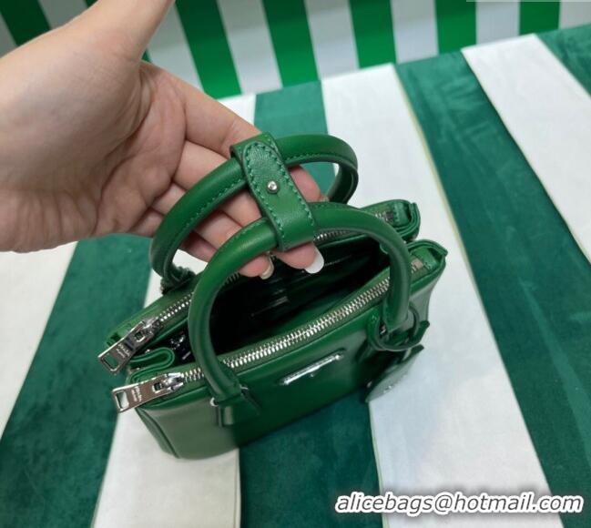 Market Sells Prada Galleria Nappa Leather Mini Bag 1BA906 Green 2023