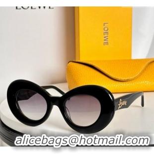 Market Sells Loewe Sunglasses LW40112 Black 2024