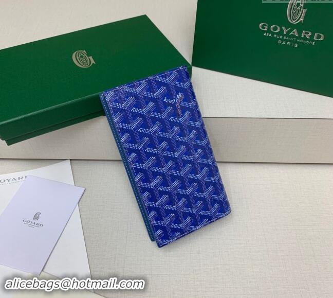 Cheap Price Goyard Saint-Lambert Phone Case Wallet 8515 Sky Blue 2024