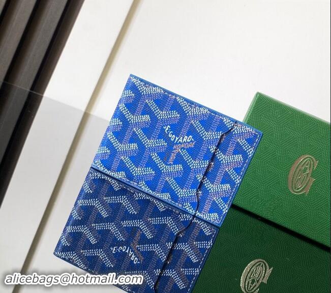 Cheapest Goyard Insert Victoire Card Wallet GY3315 Sky Blue 2024