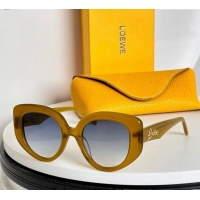 Best Price Loewe Sunglasses LW40110 Yellow 2024