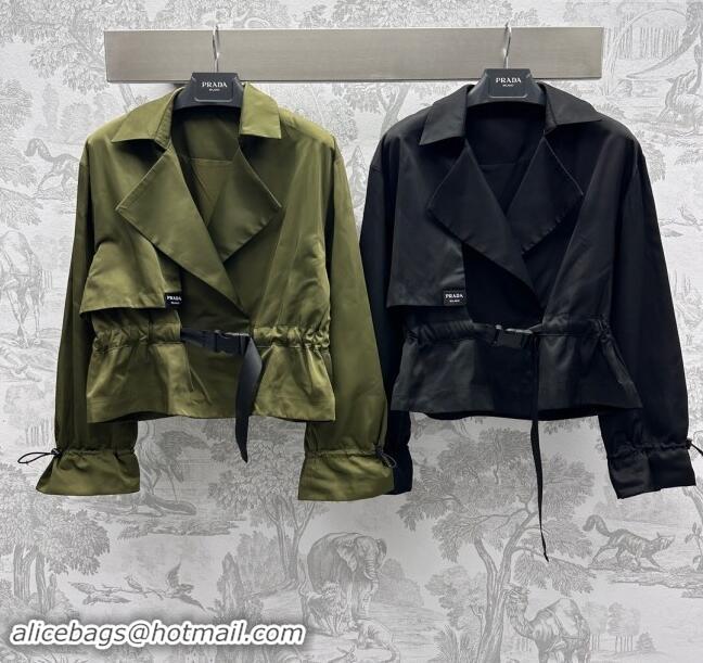 ​Well Crafted Prada Jacket P90404 Green 2024