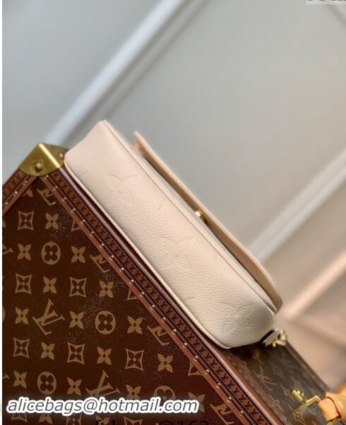 Promotional Louis Vuitton Monogram Empreinte Wallet on Chain Ivy M82210 Cream White 2023