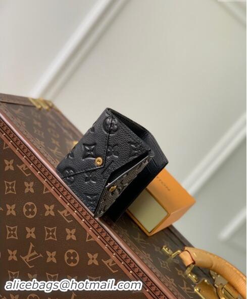 Good Taste /Louis Vuitton Monogram Empreinte Leather Celeste Wallet M82133 Black