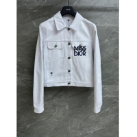 Buy Classic Dior Denim Jacket D82222 White 2024