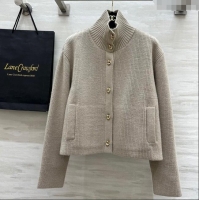 Reasonable Price Bottega Veneta Wool Cardigan BV101745 Beige 2024