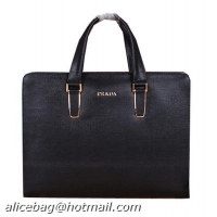 PRADA Calfskin Leath...