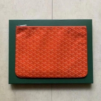 Classic Practical Goyard Original Senat Pouch iPad Bag Medium M020115 Orange