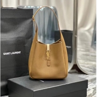 Well Crafted SAINT LAUREN LE 5 A 7 SOFT SMALL IN SMOOTH LEATHER 713938 apricot