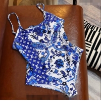 ​Good Taste Louis Vuitton One Piece Swimwear 030602 Blue/White 2024
